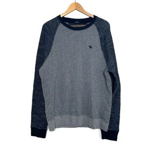 Abercrombie And Fitch Pullover Muscle Sweater Blue And Gray Men’s Size XL